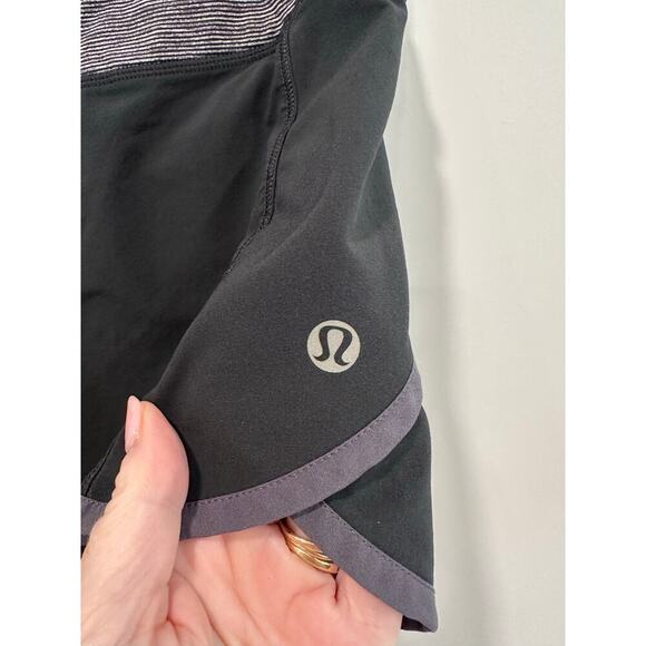 Lululemon Lined Athletic Shorts Size 4 - Picture 3 of 4